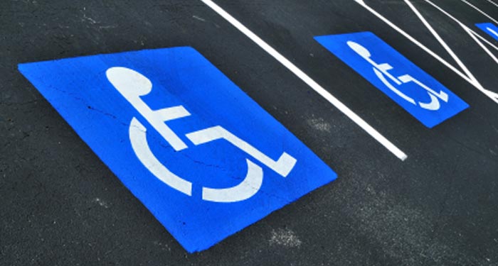 accessible parking space